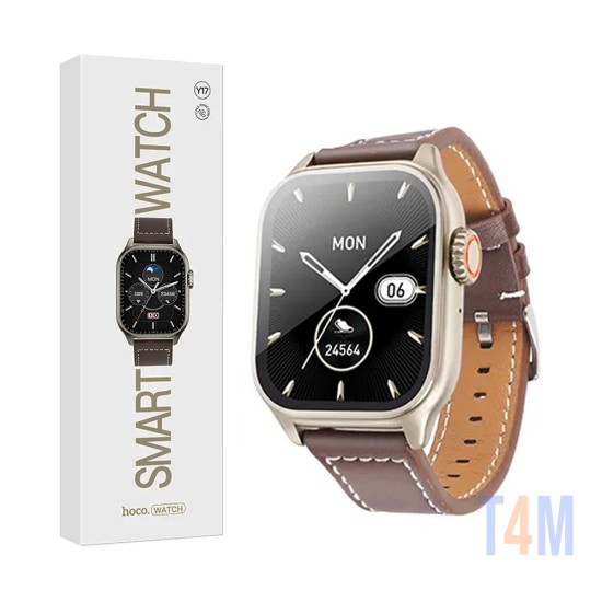 Smartwatch Hoco Y17 2.03" (versão de chamada) Dourado